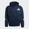 Áo Khoác Adidas Chính Hãng - Blue ZNE Full-Zip Hooded Track Jacket - Màu Xanh | JapanSport JW4718