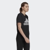 Áo Phông Adidas Chính Hãng - Boyfriend Logo Essentials Tee - Đen | JapanSport GL0781