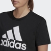 Áo Phông Adidas Chính Hãng - Boyfriend Logo Essentials Tee - Đen | JapanSport GL0781
