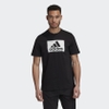 Áo Phông Adidas Chính Hãng - BRUSHSTROKE TEE - Black/White | JapanSport - GD5893