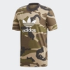 Áo Phông Adidas Nam Chính Hãng - CAMOUFLAGE TREFOIL TEE - Multicolor/UtilityBlack | JapanSport - DV2067