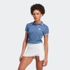 Áo Polo Adidas Nữ Chính Hãng - Clubhouse Classic Premium Tennis Polo - Blue | JapanSport IA7036