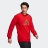 Áo Adidas Nam Chính Hãng - CNY Badge of Sport Graphic Crewneck Sweatshirt - Đỏ | JapanSport HI3289