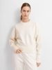 Áo dài Adidas Nữ Chính Hãng - Curly Cross Crew Neck Sweatshirt - Màu Nude | JapanSport HB1434