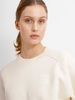 Áo dài Adidas Nữ Chính Hãng - Curly Cross Crew Neck Sweatshirt - Màu Nude | JapanSport HB1434