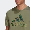 Áo Phông Adidas Nam Chính Hãng - Designed 2 Move Camouflage Graphic - Xanh Rêu | JapanSport GM2111