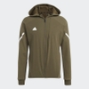 Áo Khoác Adidas Nam Chính Hãng - Designed 4 Gameday Premium Full-Zip Track Top - Rêu | JapanSport IC8041