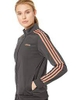 Áo Khoác Thể Thao Adidas Nữ Chính Hãng - Essentials 3-Stripes - Black/Orange | Japan - Ek5595