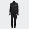 Bộ Thể Thao  Adidas Nữ Chính Hãng - Essentials 3-Stripes Track Suit - Đen | JapanSport GM5534