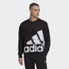 Áo Khoác Adidas Nam Chính Hãng - Essentials Brandlove French Terry Sweatshirt - Đen | JapanSport HE1781