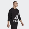 Áo Khoác Adidas Nam Chính Hãng - Essentials Brandlove French Terry Sweatshirt - Đen | JapanSport HE1781