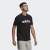 Áo Phông Adidas Nam Chính Hãng - Essentials Embroidered Linear Logo Tee - Đen | JapanSport GL0057