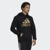 Áo Hoodie Adidas Nam Chính Hãng - Essentials Fleece Camo-Print Hoodie - Đen | JapanSport GV2126