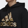 Áo Hoodie Adidas Nam Chính Hãng - Essentials Fleece Camo-Print Hoodie - Đen | JapanSport GV2126