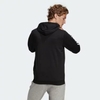Áo Khoác Adidas Nam Chính Hãng - Essentials French Terry 3-Stripes Full-Zip Hoodie - Đen | JapanSport GK9032