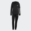 Bộ Thể Thao Adidas Nữ Chính Hãng - Essentials Logo French Terry Track Suit - Đen | JapanSport GM5575