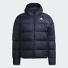 Áo Khoác Lông vũ Adidas Chính hãng - Essentials Midweight Down Hooded Jacket - Xanh | JapanSport GT9133