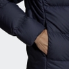 Áo Khoác Lông vũ Adidas Chính hãng - Essentials Midweight Down Hooded Jacket - Xanh | JapanSport GT9133