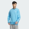 Áo Khoác Adidas Nam Chính Hãng - Essentials Plus Loose Fit Nhỏ Logo Áo thun Terry của Pháp - Màu Xanh | JapanSport JF3973