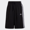 Quần Shorts Adidas Nữ Chính Hãng - Essentials Studio Lounge 3-Stripes - Đen | JapanSport HD1814