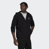 Áo Khoác Adidas Nam Chính Hãng - Essentials 4 Gameday Full-Zip Hoodie - Đen | JapanSport HE1811