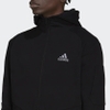 Áo Khoác Adidas Nam Chính Hãng - Essentials 4 Gameday Full-Zip Hoodie - Đen | JapanSport HE1811