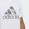 Áo Phông Adidas Nam Chính Hãng - FI SHINY BADGE OF SPORT - White | JapanSport - GP9173