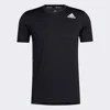 Áo Phông Adidas Nam Chính Hãng - Fitted Techfit - Đen | JapanSport GM5040