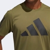 Áo Phông Adidas Nam Chính Hãng - FL 3 Bar Tee Tshirt - Xanh lá | JapanSport HE6802