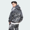 Áo Khoác Adidas Chính Hãng - Future Icons Allover Print Full-Zip Hoodie - Màu Đen | JapanSport IJ8843