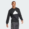 Áo dài tay Adidas Nam Chính Hãng - Future Icons Badge of Sport Crew Sweatshirt - Màu Đen | JapanSport IN3319
