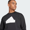 Áo dài tay Adidas Nam Chính Hãng - Future Icons Badge of Sport Crew Sweatshirt - Màu Đen | JapanSport IN3319