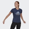 Áo phông Adidas Chính hãng - Camiseta Run for the Oceans Estampada Nữ - Xanh | JapanSport GJ6463