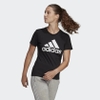 Áo Adidas Chính hãng - Logo Essentials LOUNGEWEAR Nữ - Đen | JapanSport GL0722