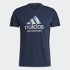 Áo Thun Adidas Chính Hãng - GRAPHIC RUN FOR THE OCEANS - Navy | JapanSport GJ6457