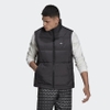 Áo Khoác Gile Adidas Chính hãng - Padded Stand-Up Collar Puffy Vest - Đen | JapanSport H13558