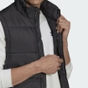 Áo Khoác Gile Adidas Chính hãng - Padded Stand-Up Collar Puffy Vest - Đen | JapanSport H13558