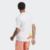 Áo Phông Adidas Chính Hãng - Icons 3 Bar Logo Training T-Shirt - Trắng | JapanSport IC5491