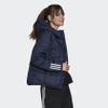 Áo Khoác Adidas Nữ Chính Hãng - ITAVIC 3-STRIPES LIGHT HOODED - Navy | JapanSport GT1695