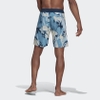 Quần Short Adidas Chính hãng - Knee-Length Graphic Board - Nam - Xanh | JapanSport GK0022