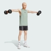 Áo ba lỗ Adidas Nam Chính Hãng - Les Mills graphic Tank top - màu xanh| JapanSport JJ1437