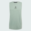 Áo ba lỗ Adidas Nam Chính Hãng - Les Mills graphic Tank top - màu xanh| JapanSport JJ1437