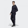 Bộ Adidas Chính Hãng - LINEAR FRENCH TERRY HOODIE TRACKSUIT - Navy | JapanSport DV2450