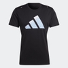 Áo Phông Adidas Nam Chính Hãng - Logo 3 Bar Run Icons - Đen | JapanSport HR3243