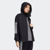 Áo Khoác Adidas Nữ Chính Hãng - Loose-fit Denim Look Cross Jacket - Đen | JapanSport IA5209