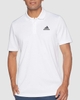 Áo Polo Adidas Chính hãng - 3 Sọc Designed to Move Nam - trắng | JapanSport GL0484