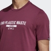 Áo Adidas Nam Chính Hãng - PRIMEBLUE END PLASTIC WASTE SLOGAN GRAPHIC TEE - Đỏ | JapanSport GS6267