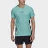 Áo Thun Adidas Nam Chính Hãng - TERREX PARLEY AGRAVIC TRAIL RUNNING PRO TEE - Xanh | JapanSport GJ7617