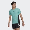 Áo Thun Adidas Nam Chính Hãng - TERREX PARLEY AGRAVIC TRAIL RUNNING PRO TEE - Xanh | JapanSport GJ7617