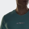 Áo Thun Adidas Nam Chính Hãng - TERREX PARLEY AGRAVIC TRAIL RUNNING PRO TEE - Xanh | JapanSport GJ7617